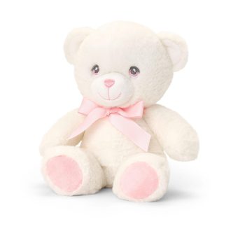 Keeleco krém maci 20 cm - Rózsaszín