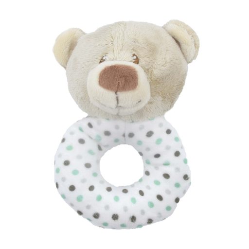 Dormi maci karika csörgő 13cm - Zöld