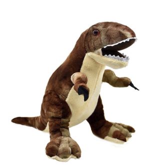 T-rex plüss 25 cm - barna