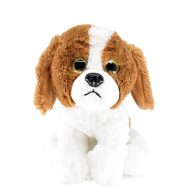 Ülő kutya 17cm - Barna-fehér Beagle