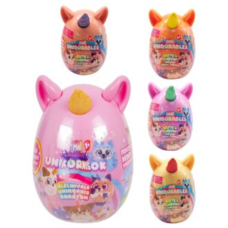 Mini imádnivaló plüssfigura tojásban