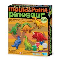 Dinoszaurusz gipszkiöntő készlet - sötétben világító