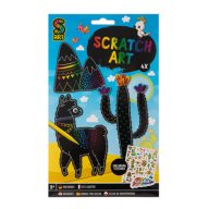   Csináld magad állatos képkarcoló kaparó tollal 4db - Sivatagi kaland