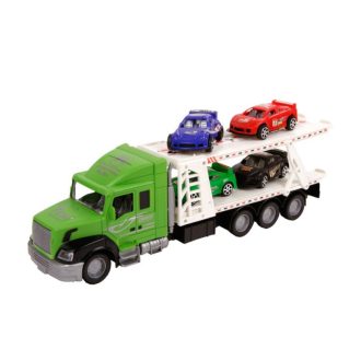 Autószállító kamion 36cm - Zöld