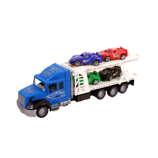 Autószállító kamion 36cm - Kék