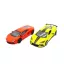 Bburago Street Fire kisautó 2db 1:43 - Lamborghini és Corvette
