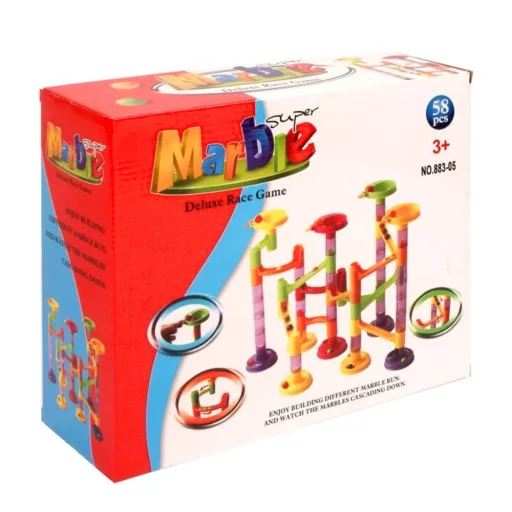Marble 58 darabos műanyag golyópálya