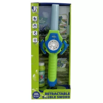   Buborékfújó lézerkard fénnyel és hanggal + 110 ml folyadék 