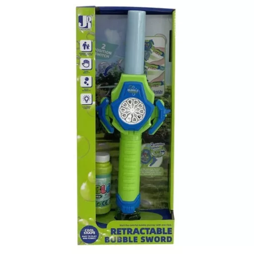 Buborékfújó lézerkard fénnyel és hanggal + 110 ml folyadék 