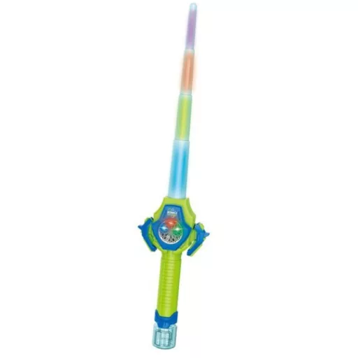 Buborékfújó lézerkard fénnyel és hanggal + 110 ml folyadék 