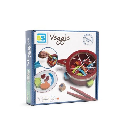 Zöldségek - Csipeszes ügyességi játék, 3-4 éveseknek - BS Toys
