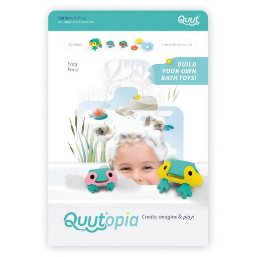 Quut - Békák a tavon - 3D fürdős puzzle