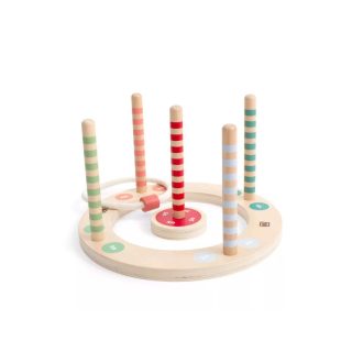 BS Toys - Kerek karikadobáló játék fából