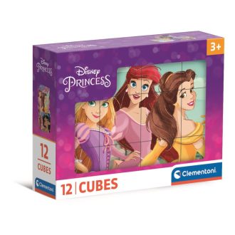 Clementoni mesekocka 12db-os Disney hercegnők 