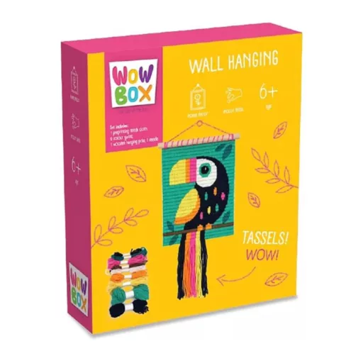 Wow Box csináld magad makramé falidísz - Tukán