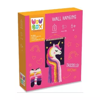 Wow Box csináld magad makramé falidísz - Unikornis