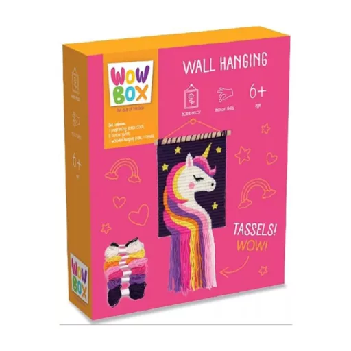 Wow Box csináld magad makramé falidísz - Unikornis
