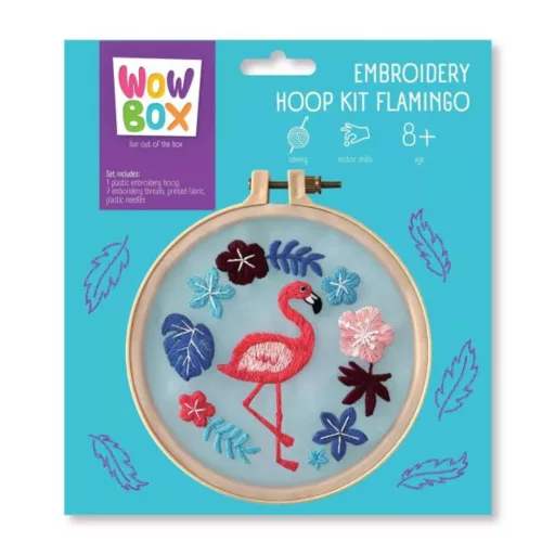 Wow Box hímzőkészlet - Flamingó