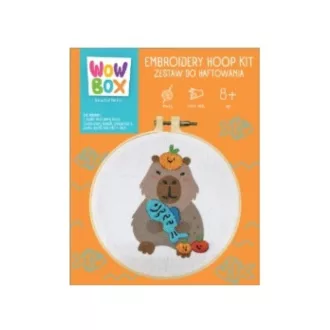 Wow Box hímzőkészlet - Kapibara ebédidő