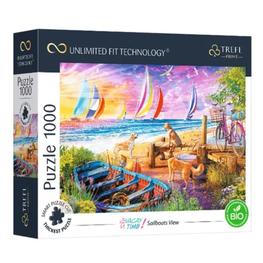 Trefl Prime puzzle 1000db-os vakáció-vitorlások