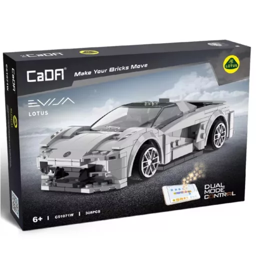 CaDA távirányítós építőjáték Lotus Evija versenyautó C51071W