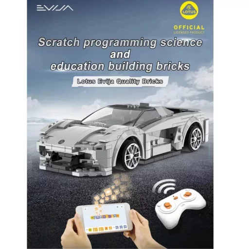 CaDA távirányítós építőjáték Lotus Evija versenyautó C51071W
