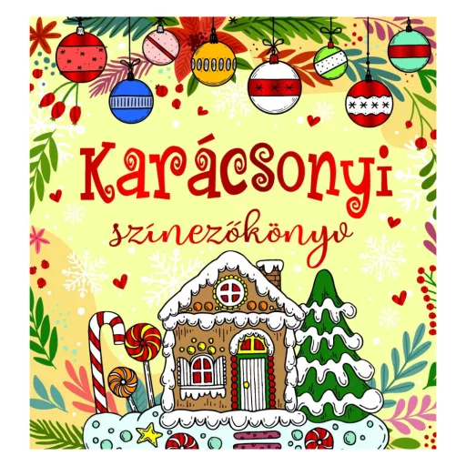 Karácsonyi - felnőtt színező