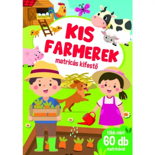 Kis farmerek - matricás kifestő