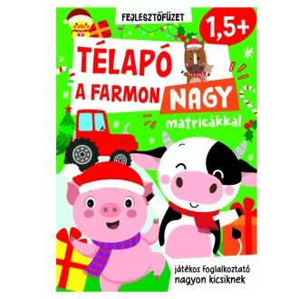 Télapó a farmon nagy matricákkal 1,5+
