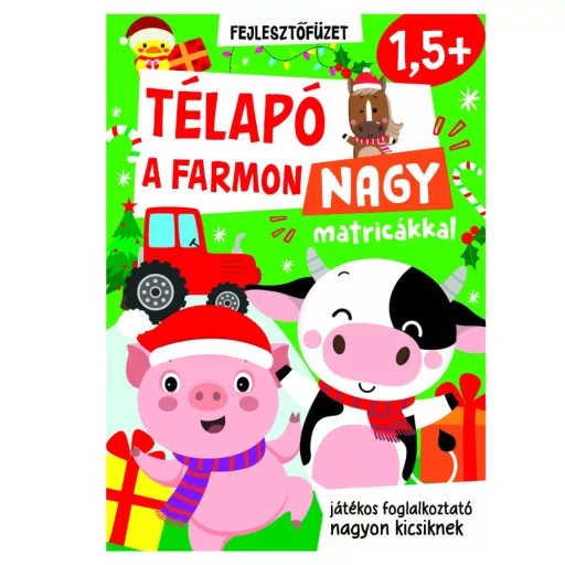 Télapó a farmon nagy matricákkal 1,5+