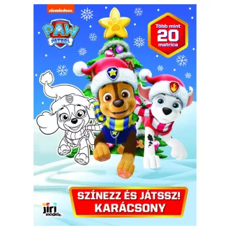 Színezz és játssz! - Mancs Őrjárat! - Karácsony