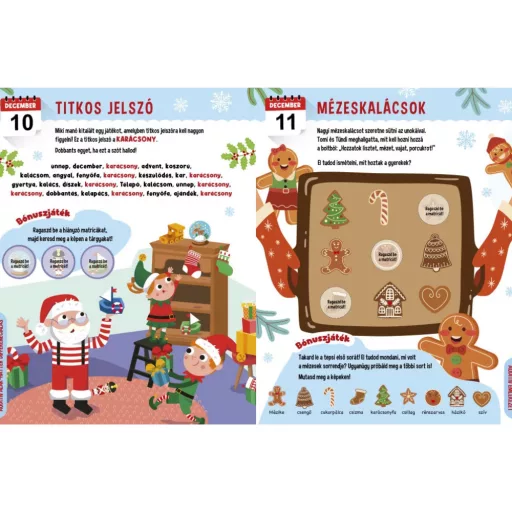 24 Adventi fejlesztő feladat - Várom a karácsonyt! 3+