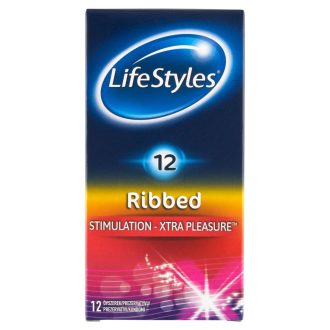 Life Styles Ribbed Xtra Pleasure óvszer 12 db