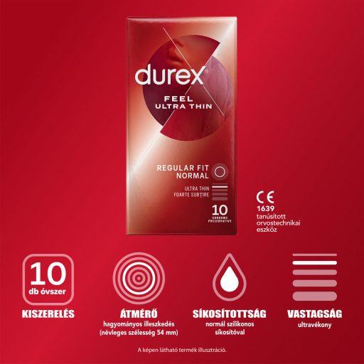 Durex Feel Ultra Thin óvszer 10 db