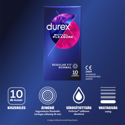 Durex Mutual Pleasure óvszer 10 db