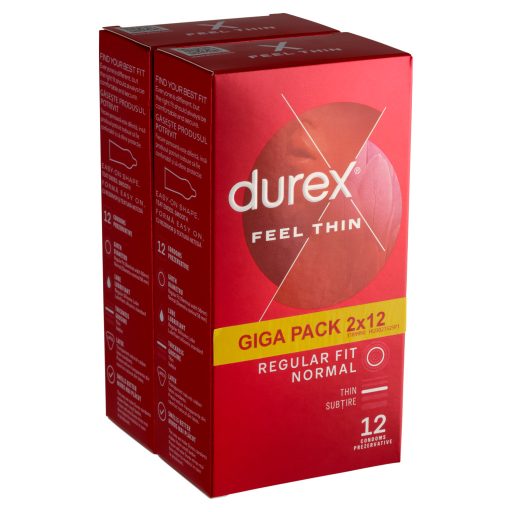 Durex Feel Thin óvszer 2 x 12 db