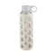 Alpina kulacs 550ml üveg 6x6x22cm - fehér