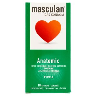 Masculan Anatomic anatómiailag formált óvszer 10 db