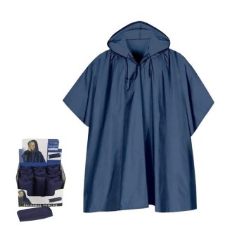 Esőkabát poncho kapucnis 130x100cm 0,075mm
