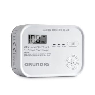   Grundig szénmonoxid érzékelő (CO) 10,7x7,7x3,6cm 116g  3x AA/LR6 elemmel