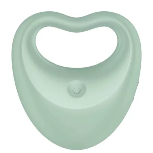 Satisfyer Perfect Pair 3 - 2in1 péniszgyűrű és ujjvibrátor (zöld)