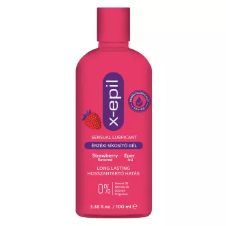 X-Epil Érzéki síkosító gél 100ml  eper