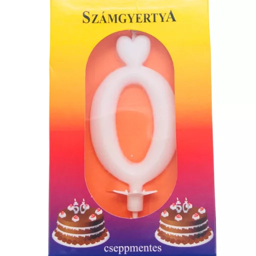 Cseppmentes számgyertya (0)