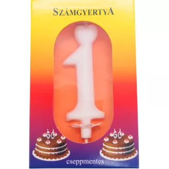Cseppmentes számgyertya (1)