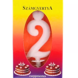 Cseppmentes számgyertya (2)