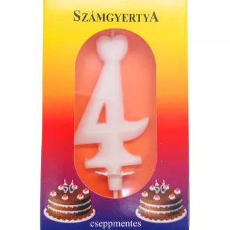 Cseppmentes számgyertya (4)
