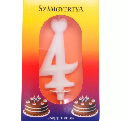 Cseppmentes számgyertya (4)