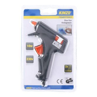   Kinzo ragasztópisztoly 10W 230V 2db Kinzo ragasztórúddal 7x100mm
