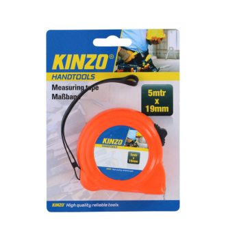 Kinzo mérőszalag 5m 19mm - Narancssárga