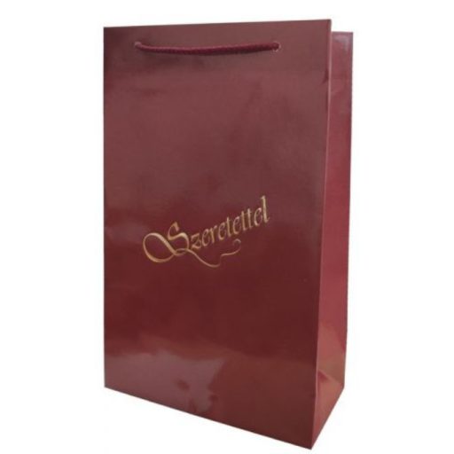 Dísztasak nagy vastag - Bordó